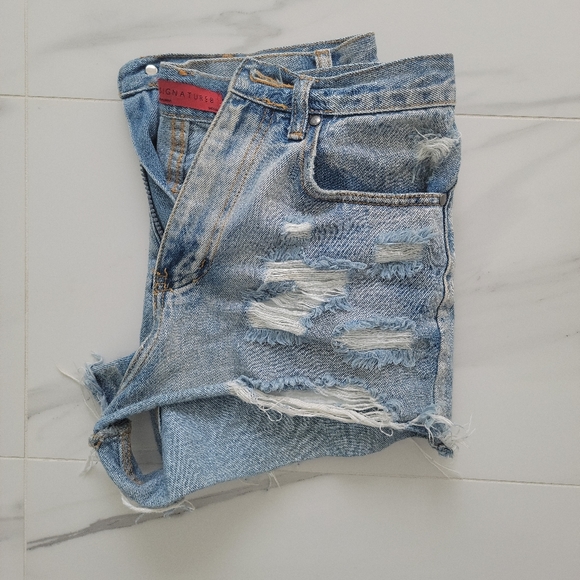 Jean Shorts, Size Medium, Blue - Picture 1 of 3